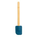 Mainstays Colorful Silicone Spatulas Set 4 with Bamboo Handles, Blue - Image 5